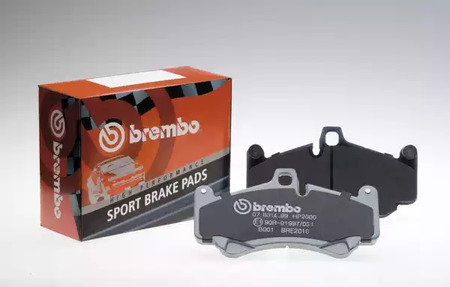 07B.314.06 BREMBO Комплект тормозных колодок, дисковый тормоз