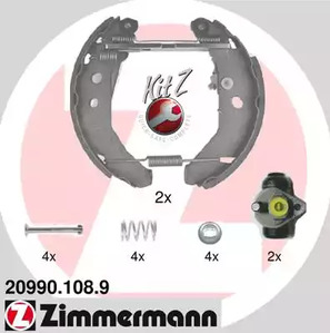 209901089 ZIMMERMANN Комплект тормозных колодок