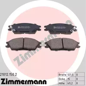 Тормозные колодки ZIMMERMANN 21012.150.2