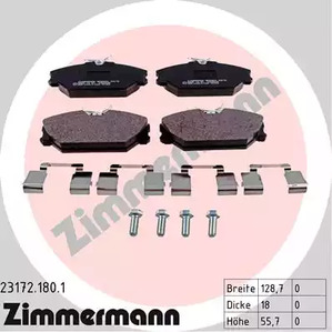 23172.180.1 ZIMMERMANN Тормозные колодки