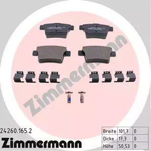 Тормозные колодки ZIMMERMANN 24260.165.2