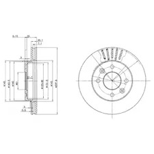 BG2282C DELPHI ТОРМОЗНОЙ ДИСК