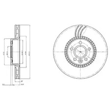 тормозные диски DELPHI BG4123