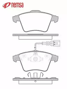 1170763 METZGER Колодки тормозные дисковые