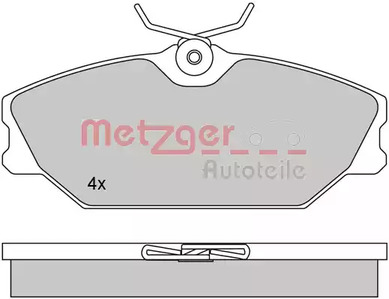 1170084 METZGER Колодки тормозные дисковые