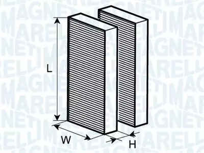 350203061730 MAGNETI MARELLI Фильтр салона